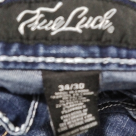 Men's True Luck blue jeans - Picture 2 of 2